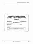 Research paper thumbnail of KTSP Perangkat Pembelajaran SMP/MTs