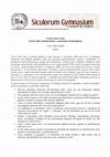 Research paper thumbnail of Verità e post-verità: Call for Paper, Siculorum Gymnasium, 4 (2018)