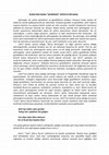 Research paper thumbnail of BURSA'NIN KIŞINA ''ŞEHRENGİZ'' GÖZÜYLE BİR BAKIŞ