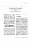 Research paper thumbnail of Comparison of Multi-objective Evolutionary Algorithms for High Level Synthesis in FPGA Devices