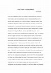 Research paper thumbnail of Derek Walcott: A Personal Response