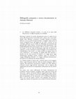 Research paper thumbnail of «Bibliografia antiquaria e ricerca documentaria in Antonio Mazzetti»