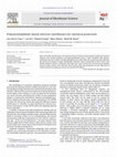 Research paper thumbnail of Polyoxomolybdate-based selective membranes for chemical protection