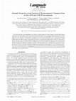 Research paper thumbnail of Dynamic Perspective on the Function of Thermoresponsive Nanopores from in Situ AFM and ATR-IR Investigations