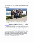 Research paper thumbnail of La Jolla Skin Diving Clubs