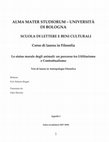 Research paper thumbnail of Lo status morale degli animali: un percorso tra Utilitarismo e Contrattualismo