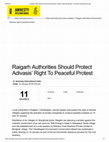 Research paper thumbnail of Raigarh authorities should protect Adivasis right to peaceful protest Amnesty International India