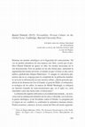 Research paper thumbnail of Reseña: Miguel Cabrera Sánchez, "Persophilia: persian culture on the global scene de Hamid Dabashí Recensión"