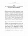 Research paper thumbnail of EL CONSTRUCTIVISMO MORAL Y LA NECESIDAD DEL PUNTO DE VISTA JURÍDICO