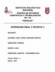 Research paper thumbnail of EXPRESION ORAL