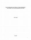 Research paper thumbnail of From Traditionalism and Sufism to "Islamic Radicalism": The Peculiar Case of Geydar Dzhemal (1947-2016)