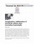 Research paper thumbnail of Imagination, sublimation et travail de culture