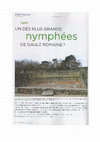 Research paper thumbnail of A. Bouet, D. Fellague, "Lyon. Un des plus grands nymphées de Gaule romaine ?"