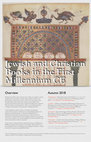 Research paper thumbnail of Working Group: Jewish and Christian Books in the First Millenium CE (Notre Dame, Fall 2018)