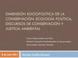 Research paper thumbnail of Ecología política y conservación