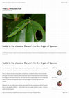 Research paper thumbnail of Guide to the classics: Darwin's On the Origin of Species