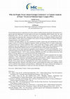 Research paper thumbnail of Why do People Tweet About Foreign Cricketers? A Content Analysis of Fans' Tweets in Pakistan Super League (PSL