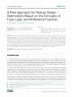 Research paper thumbnail of A New Approach for Robust Design Optimization Based on the Concepts of Fuzzy Logic and Preference Function