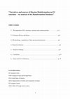 Research paper thumbnail of Narratives and Sources of Russian Disinformation on EU Sanctions – An Analysis of the Disinformation Database