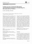 Research paper thumbnail of Updating our Selves: Synthesizing philosophical and neurobiological perspectives on incorporating new information into our worldview (2018)