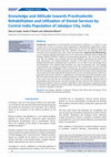 Research paper thumbnail of knowledge-and-attitude-towards-prosthodontic-rehabilitation-and-utilization-of-dental-services-by-central-india-populati.pdf