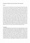 Research paper thumbnail of The application of linguistic strategies and its functions in Thai Gossip articles