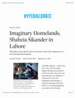 Research paper thumbnail of Imaginary Homelands Shahzia Sikander in Lahore