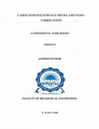 Research paper thumbnail of LASER ASSISTED SURFACE MICRO AND NANO- FABRICATION A EXPERIMENTAL WORK REPORT SANDEEP KUMAR FACULTY OF MECHANICAL ENGINEERING