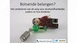 Research paper thumbnail of Botsende belangen