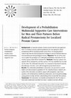 Research paper thumbnail of Development of a Prehabilitation Multimodal Supportive Care Interventions for Men and Their Partners Before Radical Prostatectomy for Localized Prostate Cancer