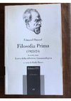 Research paper thumbnail of E. HUSSERL, FILOSOFIA PRIMA (1923/24). TEORIA DELLA RIDUZIONE FENOMENOLOGICA. Translation by Paolo Bucci.