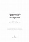 Research paper thumbnail of Vicende istituzionali ed epigrafia a Casinum, in Epigrafia e territorio. Politica e società. Temi di antichità romane, X. Serie a cura di Marcella Chelotti e Marina Silvestrini