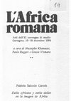 Research paper thumbnail of SALCEDO GARCÉS, F., L' Africa romana, Estilo africano y estilo aúlico en la imagen de África (1994).pdf