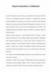 Research paper thumbnail of Segreto massonico e tradimento