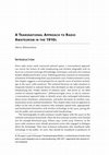 Research paper thumbnail of Rikitianskaia, M. (2018). A transnational approach to radio amateurism in the 1910s. In G. Föllmer & A. Badenoch (Eds.), Transnationalizing radio research: new approaches to an old medium (pp. 133–140). Bielefeld: Transcript Verlag.