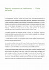 Research paper thumbnail of Segreto massonico e tradimento -Parte seconda