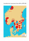 Research paper thumbnail of A map of Scandinavian rune-stones from 160 to 1070 AD