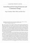 Research paper thumbnail of Action Research for Critical Classroom and Community Change