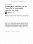 Research paper thumbnail of Hilma af Klint_ Paintings For The Future, At The Guggenheim Museum, New York.pdf