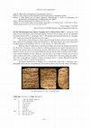 Research paper thumbnail of The Old Babylonian loan contract “Aegyptus 10.1”