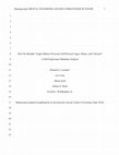 Research paper thumbnail of How do Mentally Tough Athletes Overcome Self-directed Anger, Shame, and Criticism? A Self-forgiveness Mediation Analysis