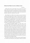 Research paper thumbnail of Relación de Mario Levrero en Buenos Aires