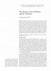 Research paper thumbnail of •	C. Kallintzi, “The Roman City of Abdera and its territory”, Proceedings of the 1st International Roman and Late Antique Thrace Conference “Cities, Territories and Identities” (Plovdiv, 3rd – 7th October 2016), BULLETIN OF THE NATIONAL ARCHAEOLOGICAL INSTITUTE, XLIV, 2018, 21-30.