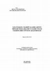 Research paper thumbnail of A METHODOLOGICAL STUDY ON THE ARCHITECTURAL PROPERTIES AND THE CONSERVATION OF TRADITIONAL PAVILIONS OF MARDİN
- GELENEKSEL MARDİN KASIRLARININ MİMARİ ÖZELLİKLERİ VE KORUNMASI ÜZERİNE BİR YÖNTEM ARAŞTIRMASI -