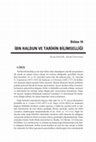 Research paper thumbnail of İbn Haldun ve Tarihin Bilimselliği.pdf