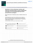 Research paper thumbnail of Synthesis, in vitro antitumour activity, and molecular docking study of novel 2-substituted mercapto-3-(3,4,5-trimethoxybenzyl)-4(3H)-quinazolinone analogues