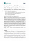 Research paper thumbnail of Adamantane-Isothiourea Hybrid Derivatives: Synthesis, Characterization, In Vitro Antimicrobial, and In Vivo Hypoglycemic Activities