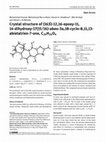 Research paper thumbnail of Crystal structure of (16S)-12,16-epoxy-11,14-dihydroxy-17(15/16)-abeo-3a,18-cyclo-8,11,13-abietatrien-7-one, C20H24O4