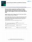 Research paper thumbnail of One-pot three-component synthesis of novel spirooxindoles with potential cytotoxic activity against triple-negative breast cancer MDA-MB-231 cells