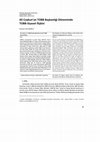 Research paper thumbnail of Ali Coşkun'un TOBB Başkanlığı Döneminde TOBB-Siyaset İlişkisi The Relation of UCCE and Politics in the Period of Ali Coşkun's Presidential Term at UCCE